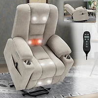 Mondawe Swivel And Rocker Power Recliner Chair