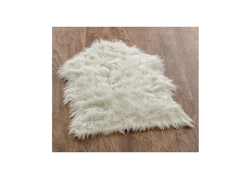 Chanasya Premium Super Soft Faux LongFur Suede Sheepskin for Sofa Couch Stool Vanity Chair Cover Luxurious Fluffy Rug Dusty Pink Solid Shaggy Area