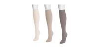 Muk Luks Women's Slouch Fuzzy Sock (3 Pair Pack)