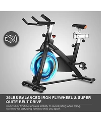 Exercise Bike Cycle Trainer Indoor Workout Cardio Fitness Bicycle Stationary