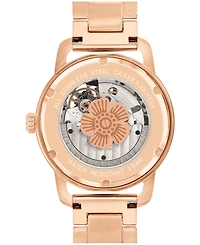 Coach Women's Cruiser Automatic Carnation Gold Stainless Steel Bracelet Watch 37mm