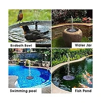 Cowin Solar Fountain Pump for Bird Bath Garden Outdoor