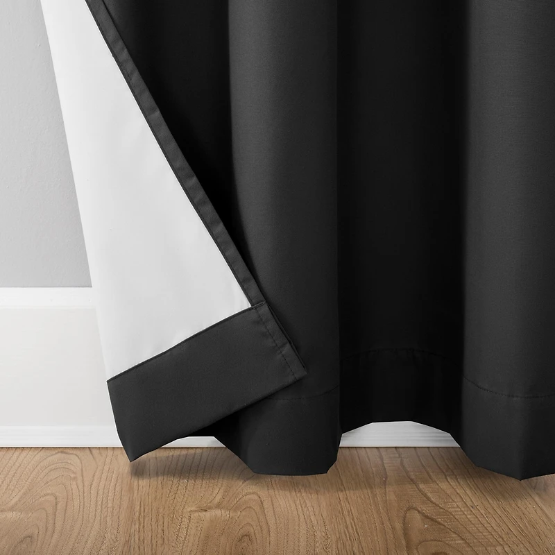 Cyrus Thermal 100% Blackout Back Tab Curtain Panel