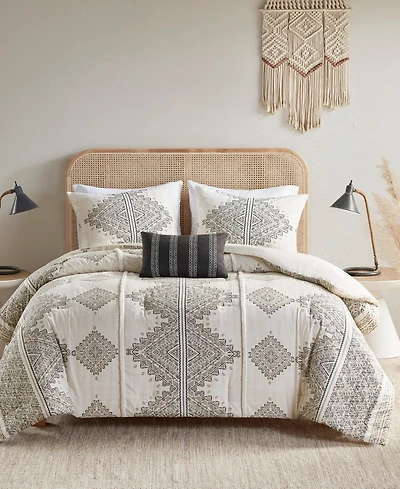 Madison Park Ibiza 4-Pc. Comforter Set, Full/Queen
