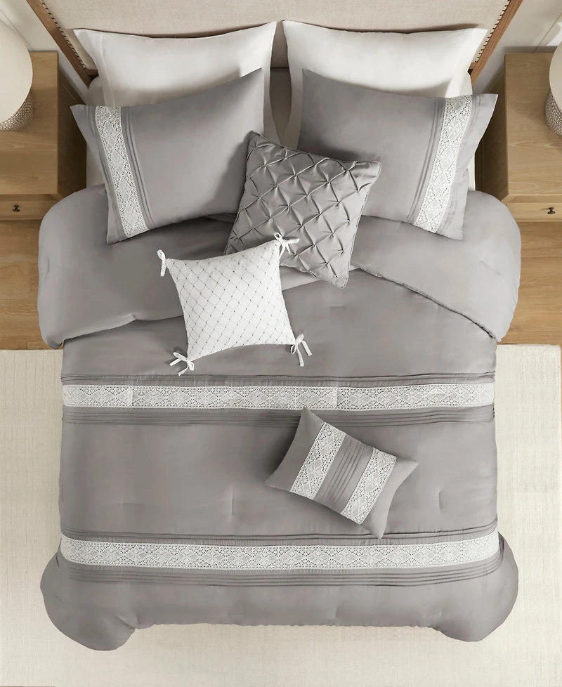 Madison Park Lacey 7-Pc. Comforter Set, California King