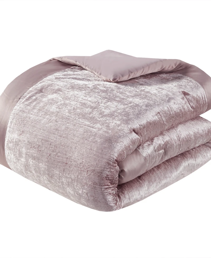 Madison Park Lee Crinkle Velvet 5-Pc. Comforter Set, King/California King