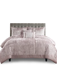 Madison Park Lee Crinkle Velvet 5-Pc. Comforter Set, King/California King