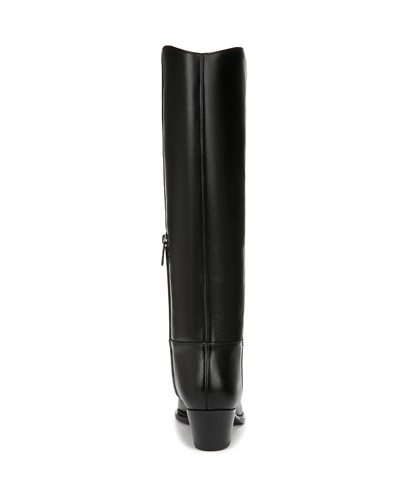Franco Sarto Women's Billie Wide Calf Pointed Toe Knee High Western Boots