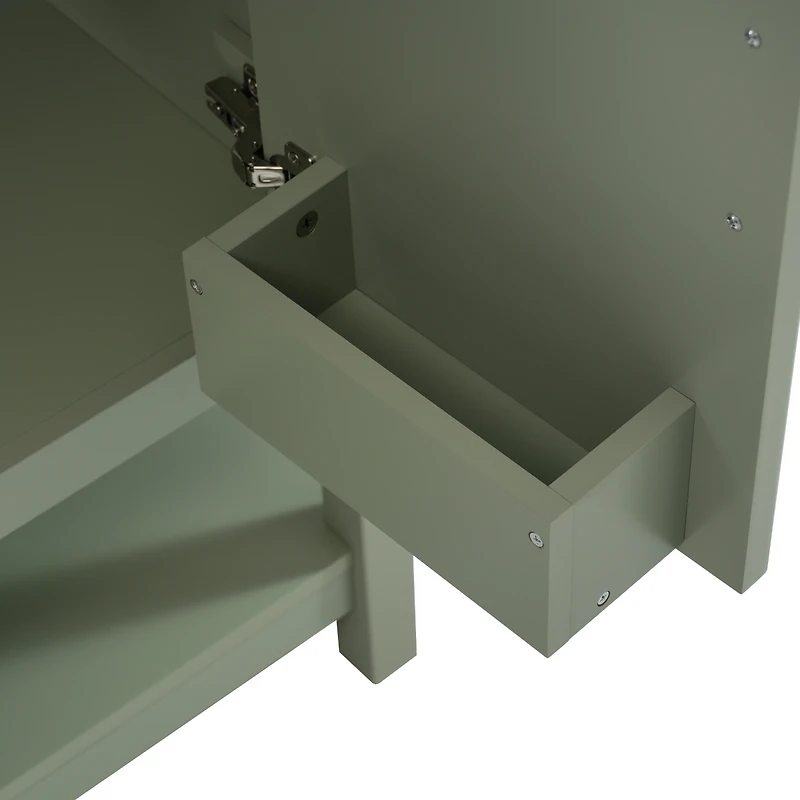Streamdale 30-Inch Green Vanity with Sink and Storage