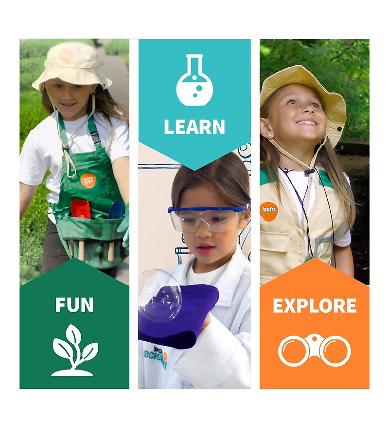 Bintiva - Dress Up Trunk: Science - Explorer - Garden