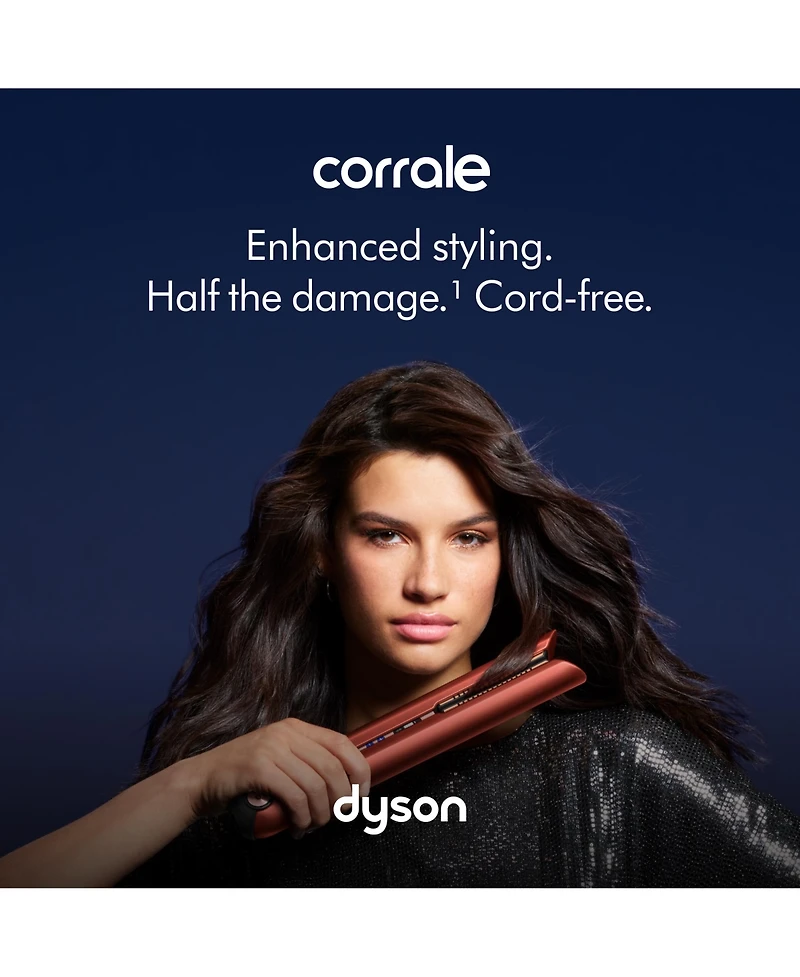 Special Edition Dyson Corrale Hair Straightener | Strawberry Bronze/Blush Pink