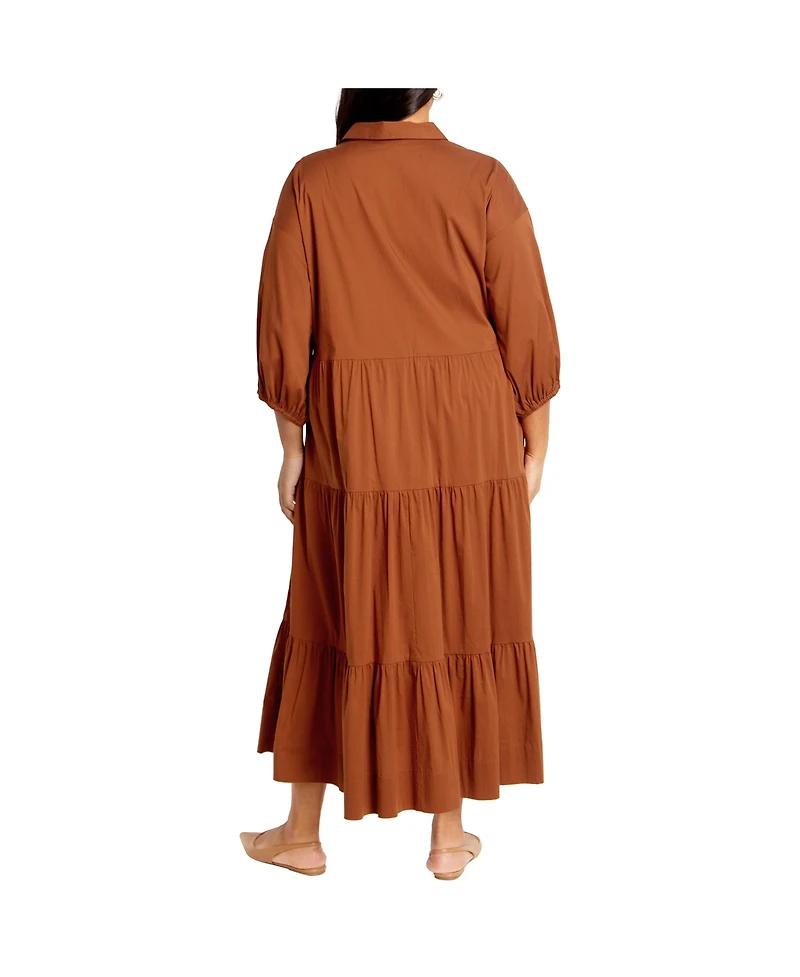 Plus Kara Midi Dress