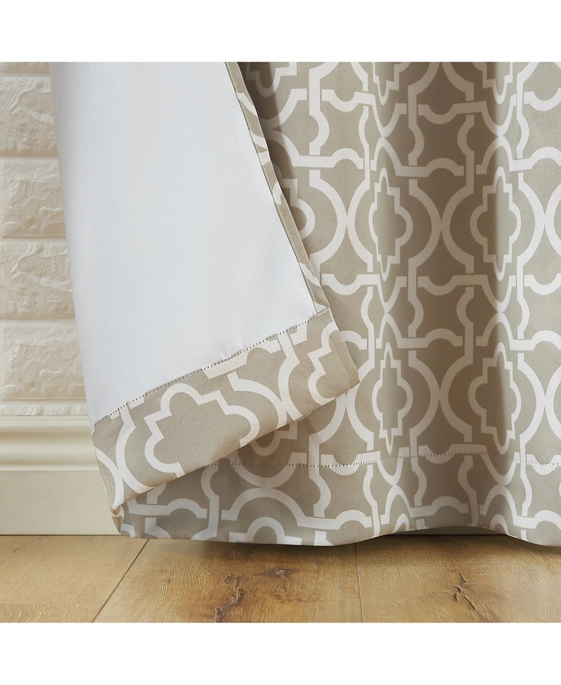Barnett Trellis Blackout Grommet Curtain Panel