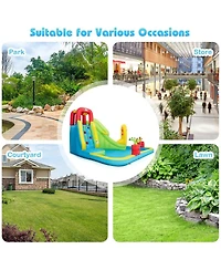Costway Inflatable Water Slide Kids Bounce House w/480w Blower