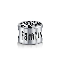 Bling Jewelry Round Family Circle Wishing Tree Of Life Bead Charm Oxidized Sterling Silver Fits European Bracelet
