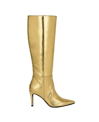Guess Women's Richee Tall Shafted Pointy Toe Knee High Dress Boots