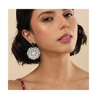 Sohi Women's Filigree Drop Earrings