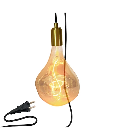 Brightech Scorpio 20' Plug-in Amber Led Vintage Pendant Light