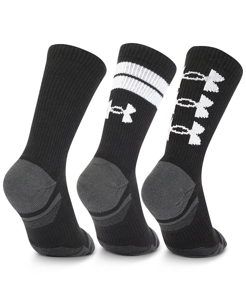 Under Armour Unisex Performance Tech 3-Pk. Moisture-Wicking Crew Socks