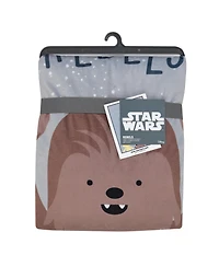 Lambs & Ivy Star Wars Rebels R2D2/C-3PO/Chewbacca Soft Faux Shearling Baby Blanket