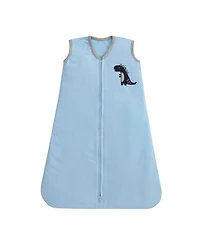 Lambs & Ivy Baby Dino Blue/White Dinosaur Nursery 6-Piece Crib Bedding Set