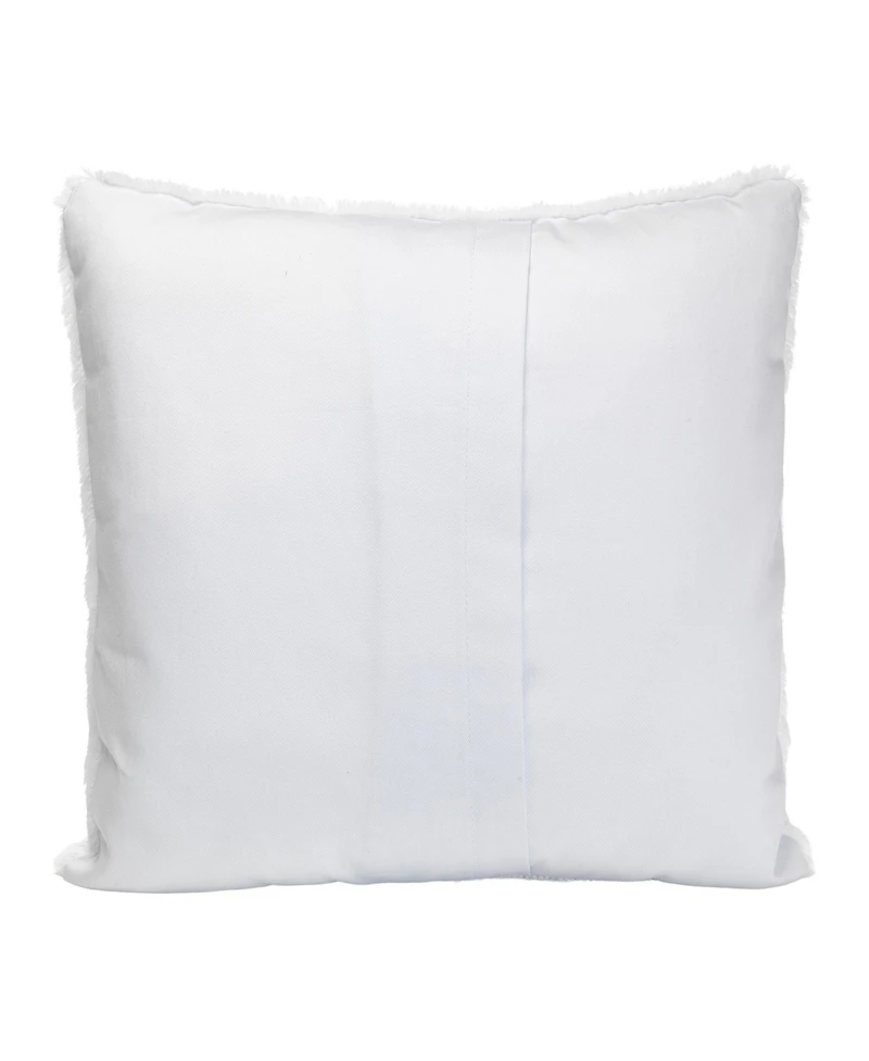 Lambs & Ivy Classic Snoopy White/Black Furry Decorative Nursery Throw Pillow