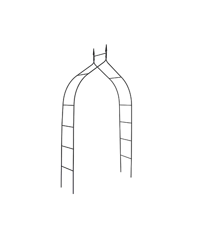 Sugift 8 Feet 4 Inch High Gothic Steel Rose Arch