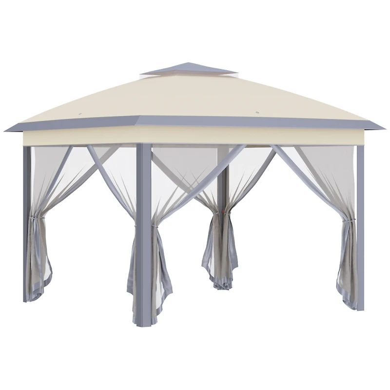 11' Canopy Tent with Netting and Carry Bag, 121 sq. ft. Shade