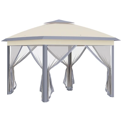 11' Canopy Tent with Netting and Carry Bag, 121 sq. ft. Shade