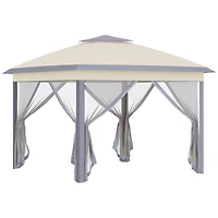 11' Canopy Tent with Netting and Carry Bag, 121 sq. ft. Shade