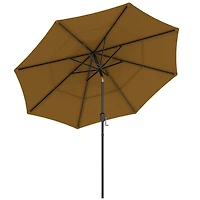 9FT 3-Tier Patio Umbrella with Tilt