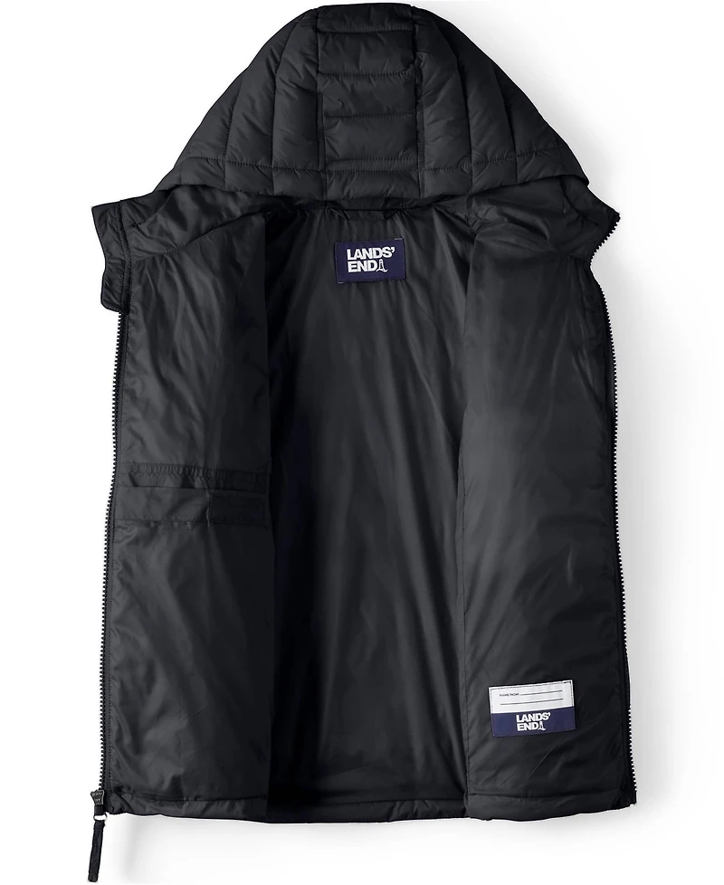 Lands' End Girls FeatherFree Insulated Hooded Packable Jacket