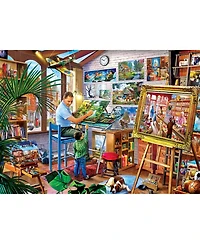 Masterpieces Masterpiece Gallery - Gallery on the Square 1000 Piece Jigsaw Puzzle
