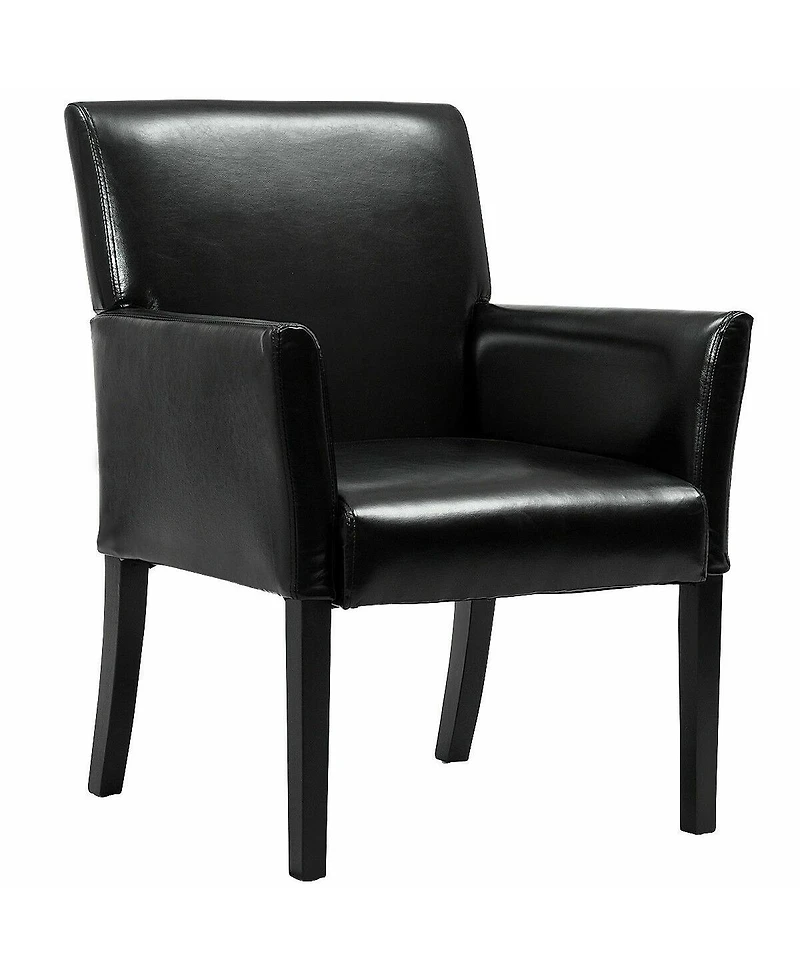 Sugift Modern Pu Leather Executive Arm Chair Sofa