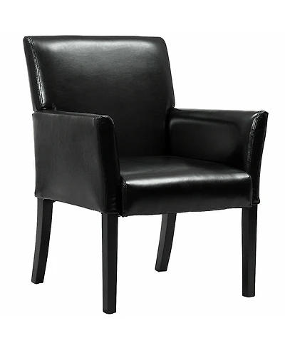 Sugift Modern Pu Leather Executive Arm Chair Sofa
