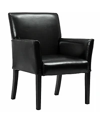 Sugift Modern Pu Leather Executive Arm Chair Sofa