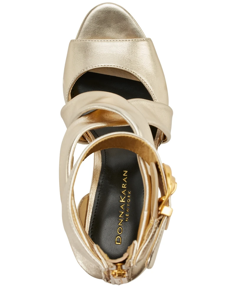Donna Karan New York Women's Clari Strappy High-Heel Sandals