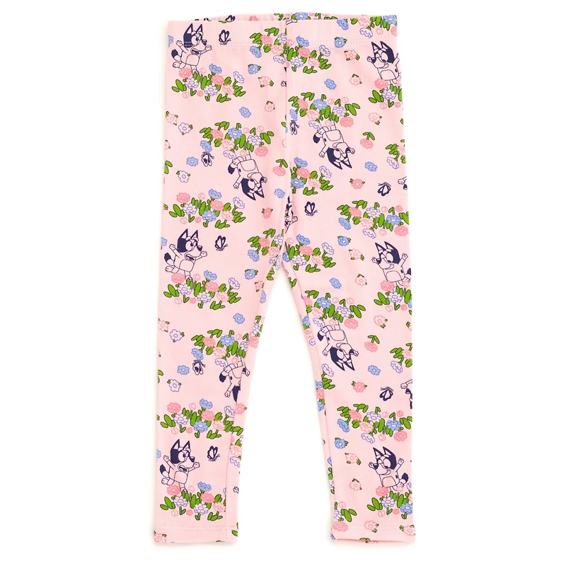 Bluey Little Girls T-Shirt and Leggings Outfit Set