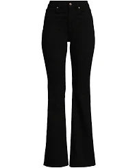 Lands' End Women's High Rise Denim Skinny Flare Jeans
