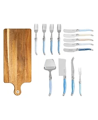 French Home Laguiole 13 Piece Charcuterie Set with Wood Serving Board