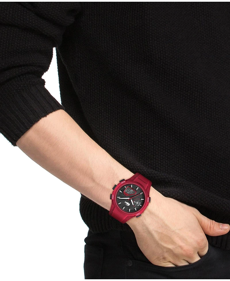 Lacoste Men's LC33 Silicone Strap Watch 45mm