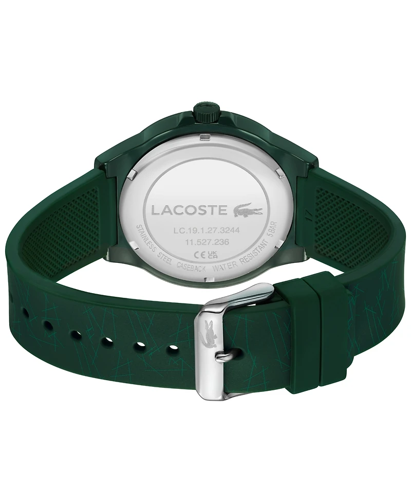 Lacoste Men's Neocroc Green Silicone Strap Watch 42mm