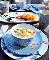 Certified International Beyond the Shore Set of 4 Ice Cream Bowls