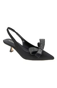 BCBGeneration Women's Kasti Slingback Kitten-Heel Bow Pumps