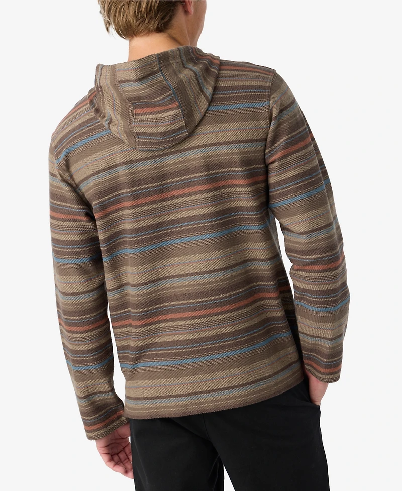 O'Neill Men's Bavaro Stripe Poncho Fleece Tops