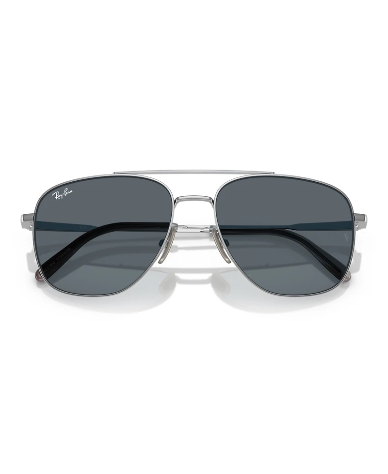 Ray-Ban Unisex Sunglasses, William Titanium RB8097