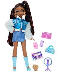 Barbie Dream Besties Barbie Brooklyn Fashion Doll with 8 Video Music Themed Accessories