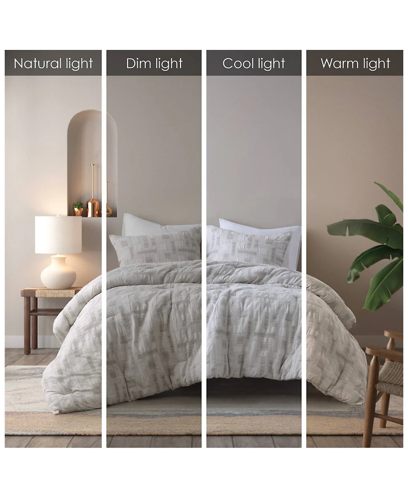 Ink+Ivy Cairo Jacquard 3-Pc. Comforter Set, Full/Queen