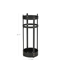 Steel Umbrella Stand for Indoor and Outdoor Use with Stable, Rust-Resistant Design