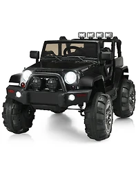 Gymax Electric 12V Kids Ride-on Car Truck Parent Control with 2.4 Ghz Remote Red
